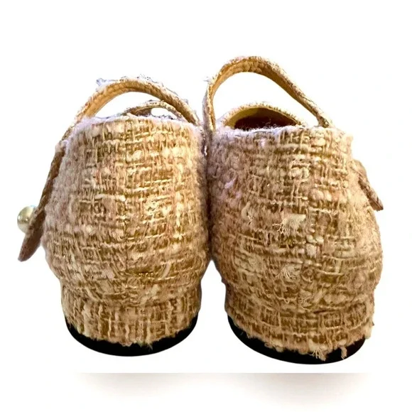 New C.Paravano Women's Flats Shoes Round Toe Ballet Flats with Strap - Picture 3 of 6